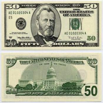 50 dollar bill