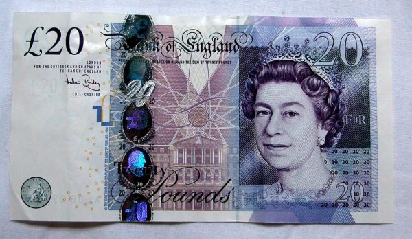 20 pound bill